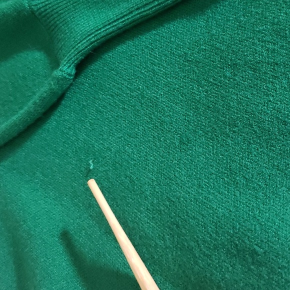 Tahari Sweater & Headband Rhinestone Buttons on Sleeves New Green Holiday's - Picture 8 of 17